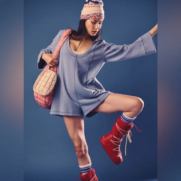 Free People Movement Let It Go Romper - Picture 4 of 9